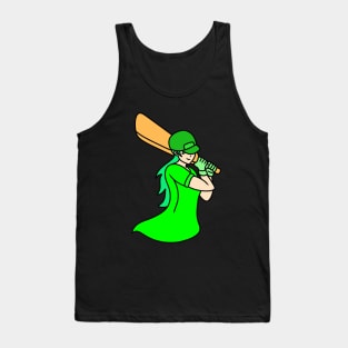 Cricket player girl Tank Top